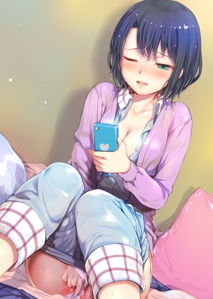 【二次】オナニー・自慰をしてる女の子の画像【エロ】　その１２